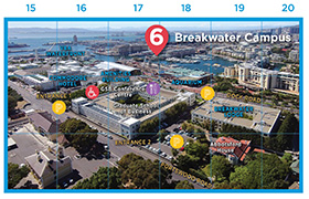 Breakwater Campus map